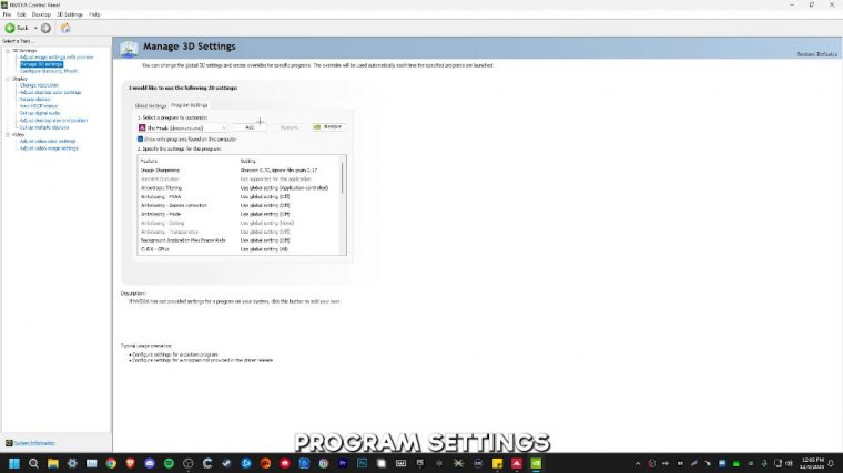 fps settings