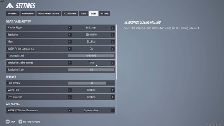best settings