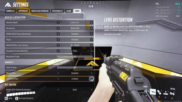 The finals best in game settings for fps and lowest latency (optimized presets)