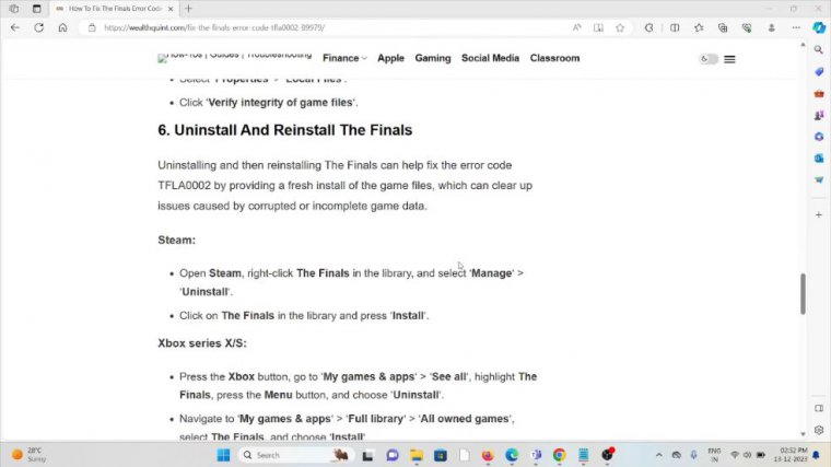 Solution 6:uninstall and reinstall the finals