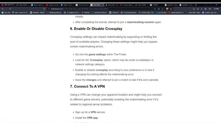 Solution 6:enable or disable crossplay
