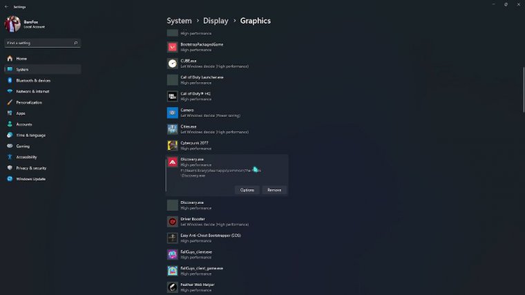Boot configuration
