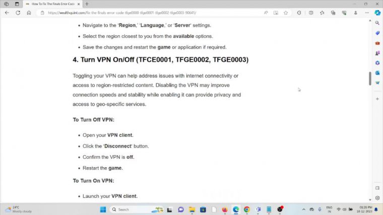 Solution 4:turn vpn on/off (tfce0001, tfge0002, tfge0003)
