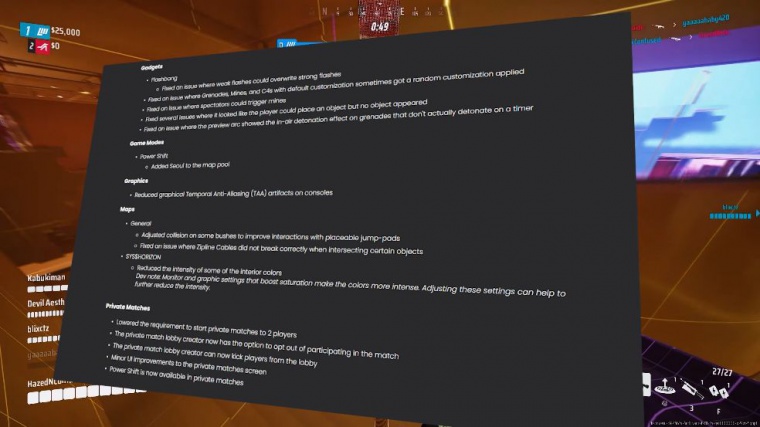 Huge update to private matches