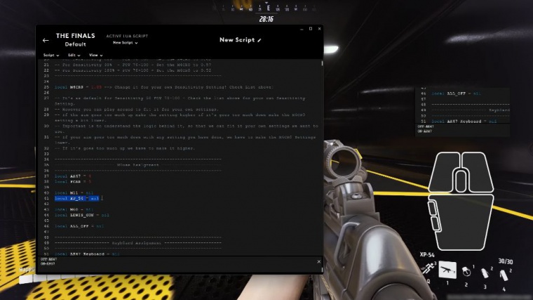 Steps to add new buttons to attach to the lua script